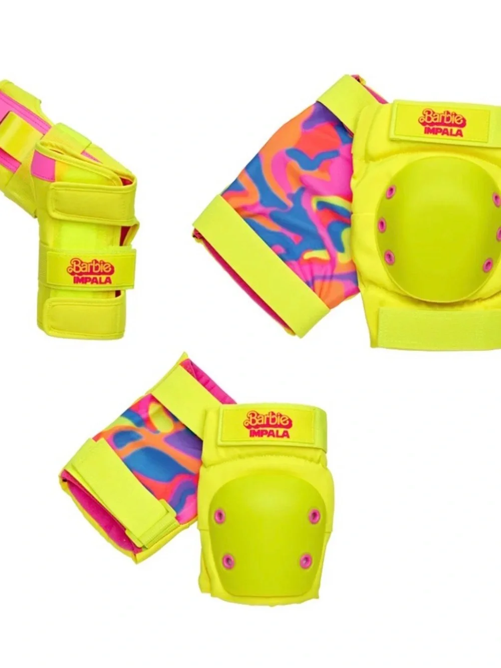 Barbie Impala skates and padding set